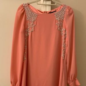 Guess by Marciano Coral Long Sleeve Dress in Small